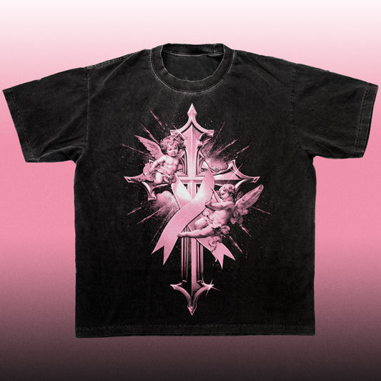 BCA Ribbon And Cross T Shirt